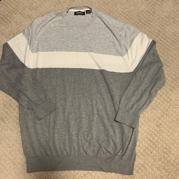 Claiborne Other - Men’s 2XLT Gray and white sweater Claiborne Other - Men’s 2XLT Gray and white sweater